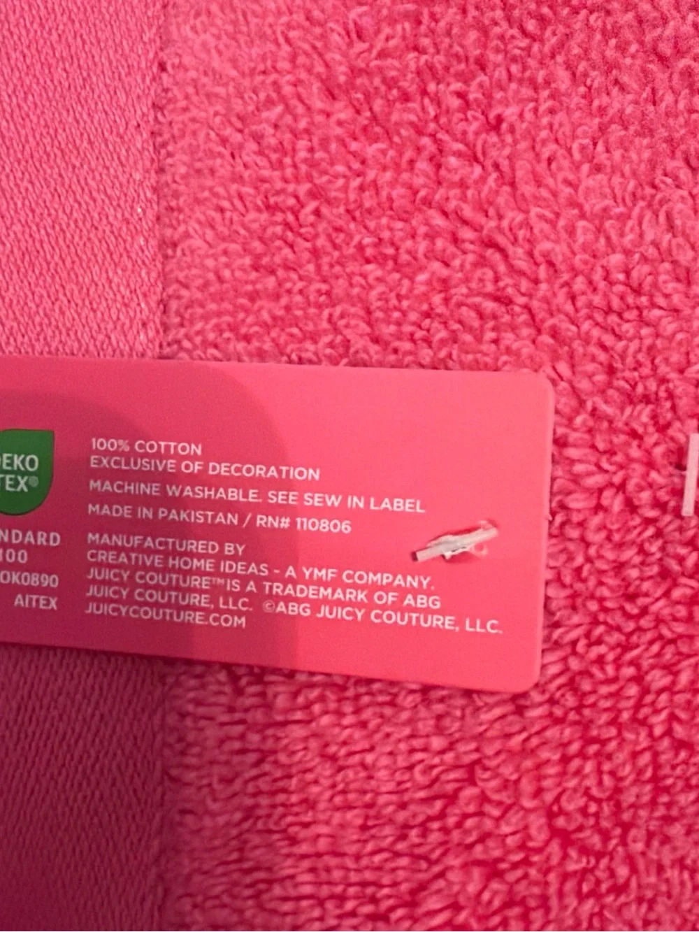 Juicy Couture trim metallic